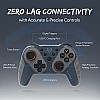 EvoFox Elite Ops Wireless Gamepad for Google TV and Android TV 8+ Hours of Play Time (Dusk Grey)