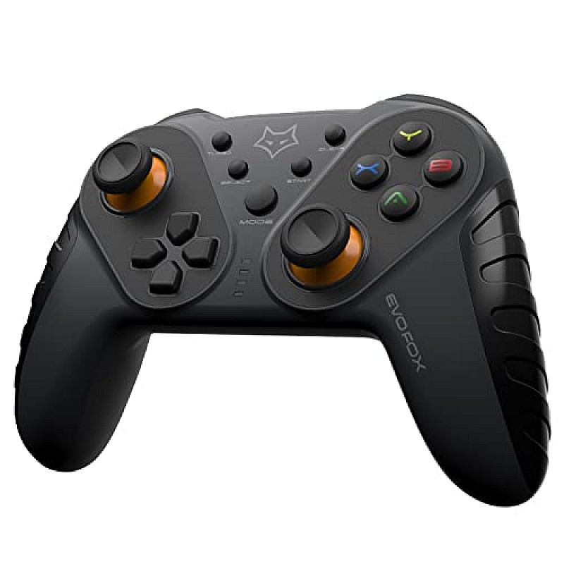 EvoFox Elite Ops Wireless Gamepad for Google TV and Android TV 8+ Hours of Play Time (Dusk Grey)