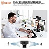 Tukzer 2.1 MP Full HD 1080P Web Camera CMOS Webcam with Microphone 360° Rotatable Tripod Ready Mount Plug-n-Play USB for Windows Mac (C01)