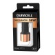 Duracell 36W Fast Car Charger Adapter with Dual USB Port. Qualcomm Certified 3.0, Quick Charge Black