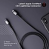 boAt LTG 650 type C To Lightning Apple Mfi Certified fast Charging Cable with Nylon Braiding and 480mbps Data Sync