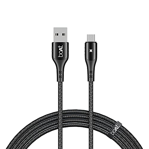 boAt Micro USB 600 Smart Auto Disconnecting Cable with LED Indicator (Mercurial Black) boAt Micro USB 600 Smart Auto Disconnecting Cable with LED Indicator (Mercurial Black)