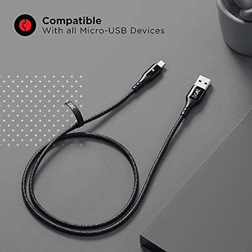 boAt Micro USB 600 Smart Auto Disconnecting Cable with LED Indicator (Mercurial Black) boAt Micro USB 600 Smart Auto Disconnecting Cable with LED Indicator (Mercurial Black)