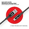 boAt Micro USB 600 Smart Auto Disconnecting Cable with LED Indicator (Mercurial Black)