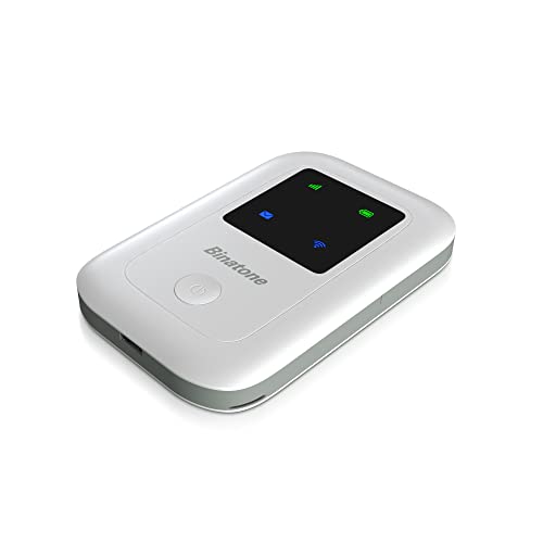 Binatone 4G MiFi Device BMF423-3G/4G LTE Advanced 150 mbps Mobile Wi-Fi Hotspot Device Single Band Binatone 4G MiFi Device BMF423-3G/4G LTE Advanced 150 mbps Mobile Wi-Fi Hotspot Device Single Band