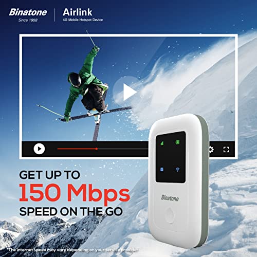 Binatone 4G MiFi Device BMF423-3G/4G LTE Advanced 150 mbps Mobile Wi-Fi Hotspot Device Single Band Binatone 4G MiFi Device BMF423-3G/4G LTE Advanced 150 mbps Mobile Wi-Fi Hotspot Device Single Band