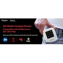 Binatone 4G MiFi Device BMF423-3G/4G LTE Advanced 150 mbps Mobile Wi-Fi Hotspot Device Single Band Binatone 4G MiFi Device BMF423-3G/4G LTE Advanced 150 mbps Mobile Wi-Fi Hotspot Device Single Band