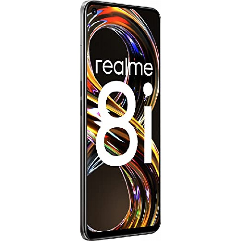 realme 8i (Space Black, 6GB RAM, 128GB Storage) Refurbished