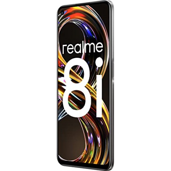 realme 8i (Space Black, 6GB RAM, 128GB Storage), Medium Refurbished