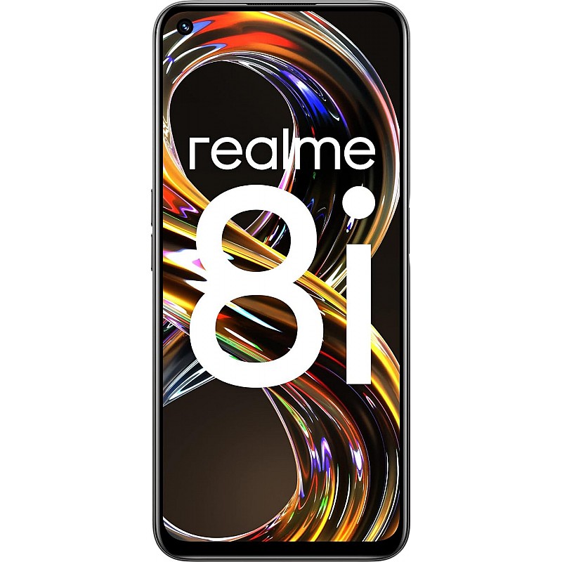 realme 8i (Space Black, 6GB RAM, 128GB Storage) Refurbished