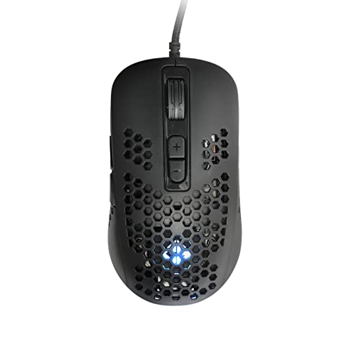 Cosmic Byte Orcus RGB Honeycomb Gaming USB Mouse with Software, Ultra Lightweight 74Grams, Braided Cable (Black) Cosmic Byte Orcus RGB Honeycomb Gaming USB Mouse with Software, Ultra Lightweight 74Grams, Braided Cable (Black)