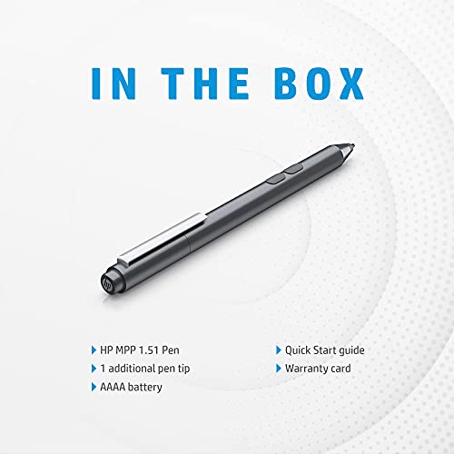 HP MPP 1.51 Stylus Pen Compatible for HP Spectre x360 13, Spectre x360 15 Convertable PC/Laptop with Microsoft Pen Protocol and 2 Customizable Buttons, Grey HP MPP 1.51 Stylus Pen Compatible for HP Spectre x360 13, Spectre x360 15 Convertable PC/Laptop with Microsoft Pen Protocol and 2 Customizable Buttons, Grey