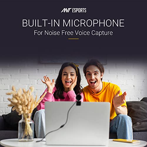 Ant Esports StreamCam120 Streaming 1080P HD Webcam Built in Adjustable Ring Light and Mic Ant Esports StreamCam120 Streaming 1080P HD Webcam Built in Adjustable Ring Light and Mic