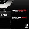 Ant Esports StreamCam120 Streaming 1080P HD Webcam Built in Adjustable Ring Light and Mic