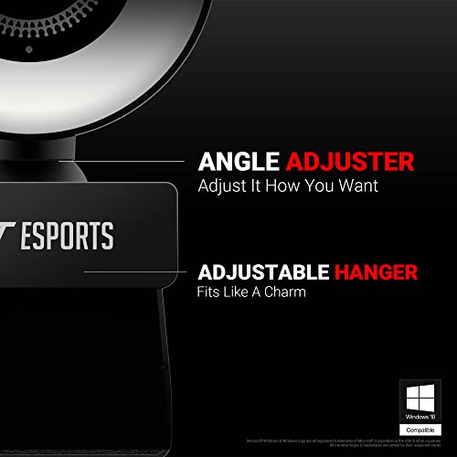 Ant Esports StreamCam120 Streaming 1080P HD Webcam Built in Adjustable Ring Light and Mic Ant Esports StreamCam120 Streaming 1080P HD Webcam Built in Adjustable Ring Light and Mic