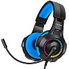 Nitho NX200 Gaming Headset with RGB Light and Microphone, Over-Ear Stereo Headphones Blue for Xbox Series Xbox One, PS5, PS4