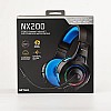 Nitho NX200 Gaming Headset with RGB Light and Microphone, Over-Ear Stereo Headphones Blue for Xbox Series Xbox One, PS5, PS4