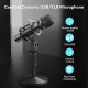MAONO AU-HD300T USB/XLR Dynamic Mic for Singing, PC, YouTube Recording. Professional Microphone with 0-Latency Monitoring, Adjustable Mic Stand, Black