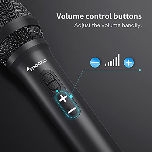 MAONO AU-HD300T USB/XLR Dynamic Mic for Singing, PC, YouTube Recording. Professional Microphone with 0-Latency Monitoring, Adjustable Mic Stand, Black MAONO AU-HD300T USB/XLR Dynamic Mic for Singing, PC, YouTube Recording. Professional Microphone with 0-Latency Monitoring, Adjustable Mic Stand, Black