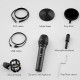 MAONO AU-HD300T USB/XLR Dynamic Mic for Singing, PC, YouTube Recording. Professional Microphone with 0-Latency Monitoring, Adjustable Mic Stand, Black