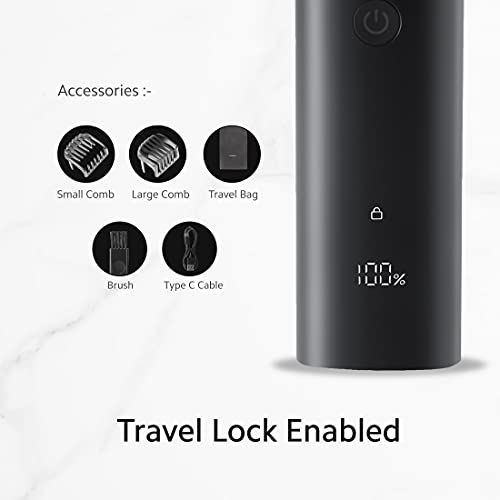 MI Xiaomi Beard Trimmer 2 Corded Cordless, Type-C Fast Charging Black MI Xiaomi Beard Trimmer 2 Corded Cordless, Type-C Fast Charging Black