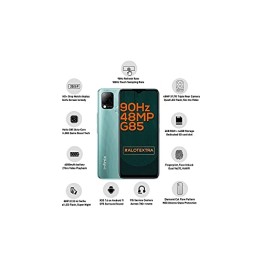 Infinix Hot 10S Morandi Green  6GB RAM 64 GB Storage Refurbished