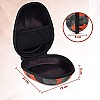 GadgetBite Headphone Vinyl Carrying Case Earpads Storage Bag (Black)