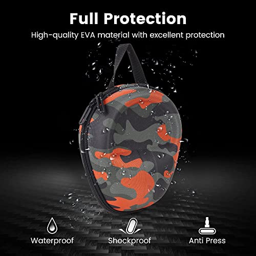 GadgetBite Headphone Vinyl Carrying Case Earpads Storage Bag (Black) GadgetBite Headphone Vinyl Carrying Case Earpads Storage Bag (Black)