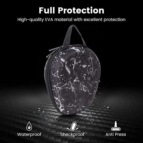GadgetBite Headphone Vinyl Carrying Case Earpads Storage Bag (Black) GadgetBite Headphone Vinyl Carrying Case Earpads Storage Bag (Black)