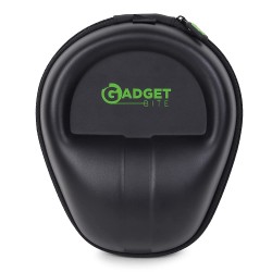 GadgetBite Headphone Vinyl Carrying Case Earpads Storage Bag (Black)