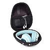 GadgetBite Headphone Vinyl Carrying Case Earpads Storage Bag (Black)