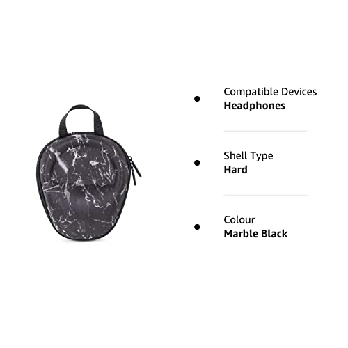 GadgetBite Headphone Vinyl Carrying Case Earpads Storage Bag (Black) GadgetBite Headphone Vinyl Carrying Case Earpads Storage Bag (Black)