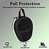 GadgetBite Headphone Vinyl Carrying Case Earpads Storage Bag (Black)