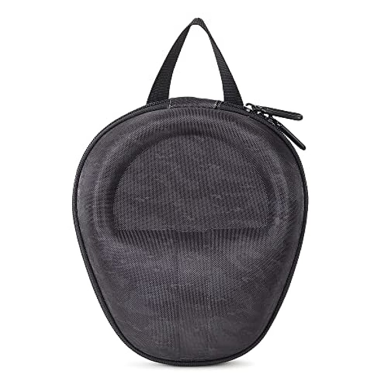 GadgetBite Headphone Vinyl Carrying Case Earpads Storage Bag (Black)