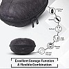 GadgetBite Headphone Vinyl Carrying Case Earpads Storage Bag (Black)