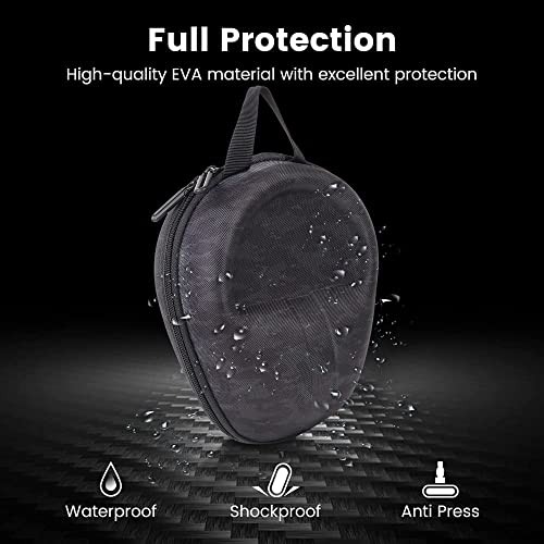 GadgetBite Headphone Vinyl Carrying Case Earpads Storage Bag (Black) GadgetBite Headphone Vinyl Carrying Case Earpads Storage Bag (Black)