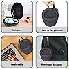 GadgetBite Headphone Vinyl Carrying Case Earpads Storage Bag (Black)