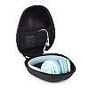 GadgetBite Headphone Vinyl Carrying Case Earpads Storage Bag (Black)