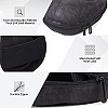 GadgetBite Headphone Vinyl Carrying Case Earpads Storage Bag (Black)