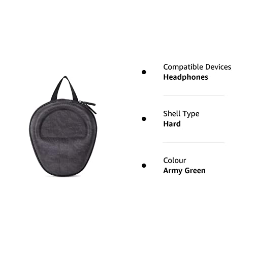 GadgetBite Headphone Vinyl Carrying Case Earpads Storage Bag (Black) GadgetBite Headphone Vinyl Carrying Case Earpads Storage Bag (Black)