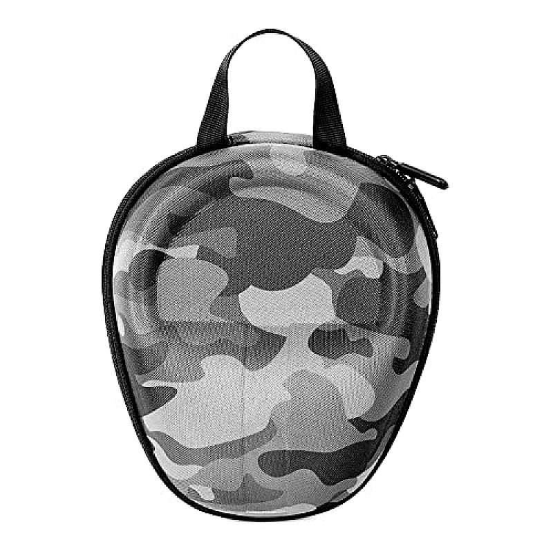 GadgetBite Headphone Vinyl Carrying Case Earpads Storage Bag (Black)