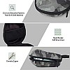 GadgetBite Headphone Vinyl Carrying Case Earpads Storage Bag (Black)