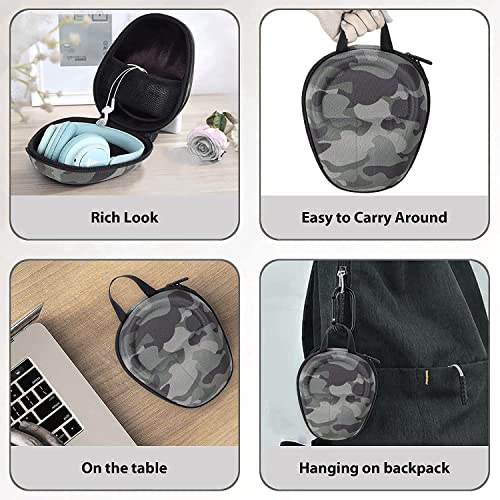 GadgetBite Headphone Vinyl Carrying Case Earpads Storage Bag (Black) GadgetBite Headphone Vinyl Carrying Case Earpads Storage Bag (Black)
