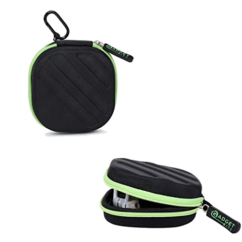 GadgetBite Headphone Vinyl Carrying Case Earpads Storage Bag (Black) GadgetBite Headphone Vinyl Carrying Case Earpads Storage Bag (Black)