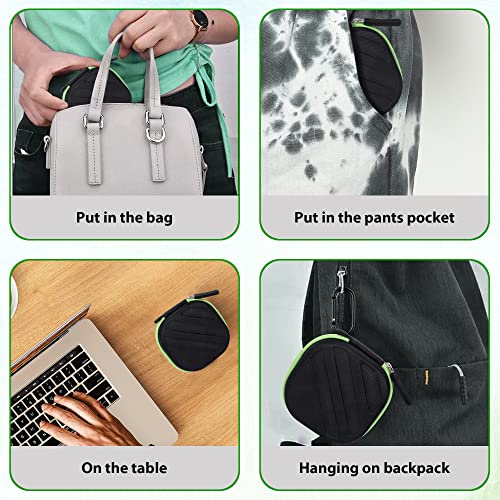 GadgetBite Headphone Vinyl Carrying Case Earpads Storage Bag (Black) GadgetBite Headphone Vinyl Carrying Case Earpads Storage Bag (Black)
