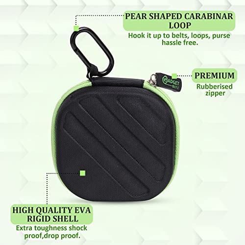 GadgetBite Headphone Vinyl Carrying Case Earpads Storage Bag (Black) GadgetBite Headphone Vinyl Carrying Case Earpads Storage Bag (Black)