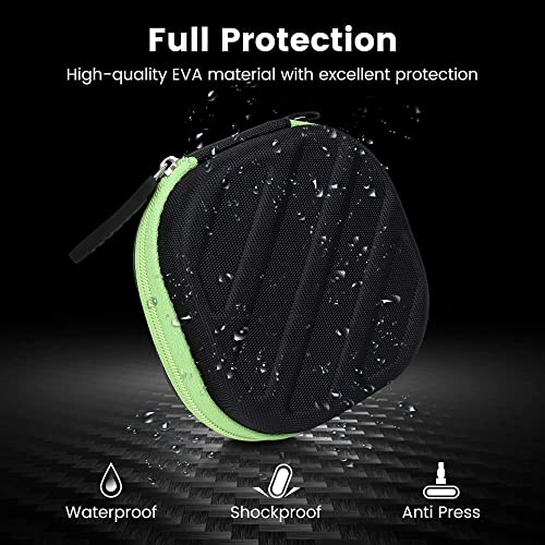 GadgetBite Headphone Vinyl Carrying Case Earpads Storage Bag (Black) GadgetBite Headphone Vinyl Carrying Case Earpads Storage Bag (Black)