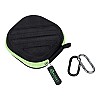 GadgetBite Headphone Vinyl Carrying Case Earpads Storage Bag (Black)