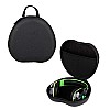 GadgetBite Headphone Vinyl Carrying Case Earpads Storage Bag (Black)