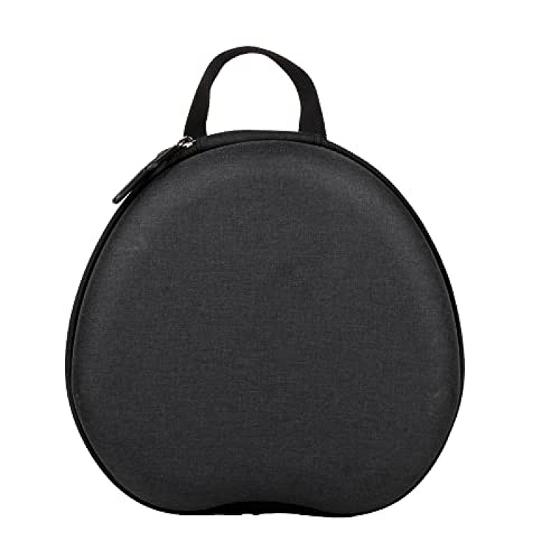 GadgetBite Headphone Vinyl Carrying Case Earpads Storage Bag (Black)